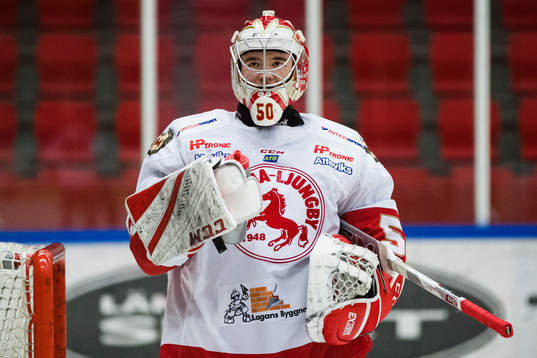 Trojas målvakt Anton Hjalmarsson