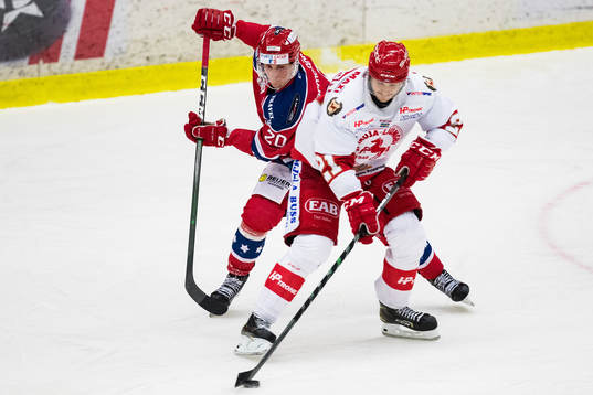 Huddinges Rasmus Dahlberg-Karlsson och Trojas Karl Olofsson