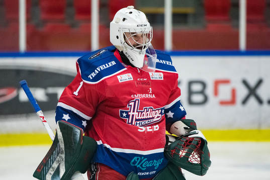 Huddinges målvakt Sebastian Andersson