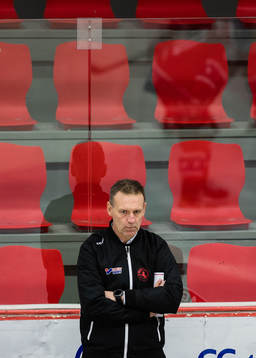 Trojas tränare Johan Benker