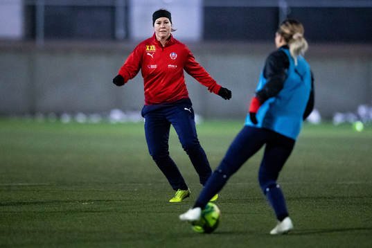 Helsingborgs spelande assisterande tränare Mia Westerblad