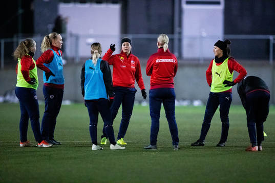 Helsingborgs spelande assisterande tränare Mia Westerblad