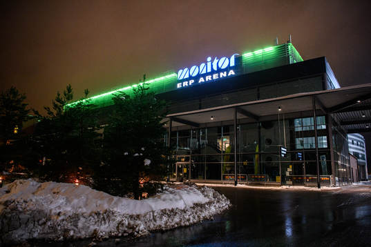 Exteriör vy av Monitor ERP Arena