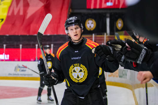 Brynäs Oskar Kvist jublar