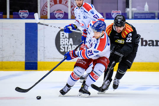 Oskarshamns Brian Cooper och Brynäs Adam Pettersson