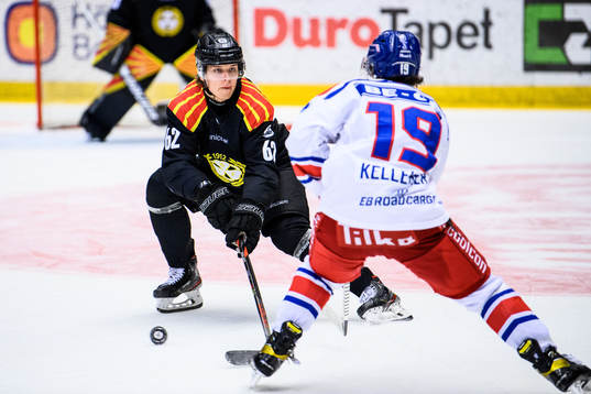 Brynäs Tom Hedberg och Oskarshamns Tyler Kelleher