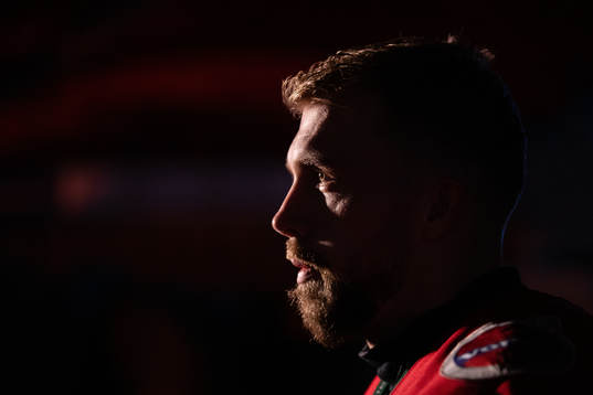 Frölundas Anders Grönlund innan ishockeymatchen i SHL