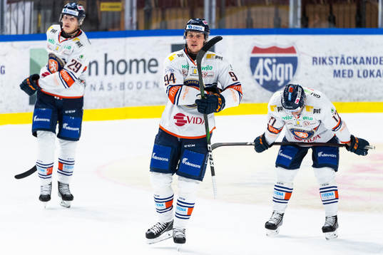 Växjös Pontus Holmberg, Joel Persson och Emil Forslund