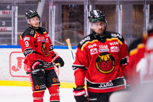 Luleås Victor Berglund deppar