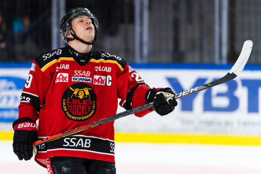 Luleås Erik Gustafsson deppar