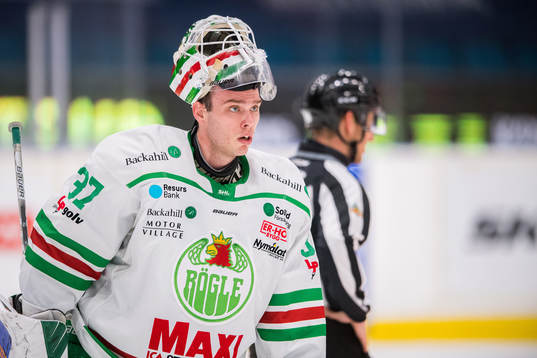 Rögles målvakt Johan Gustafsson