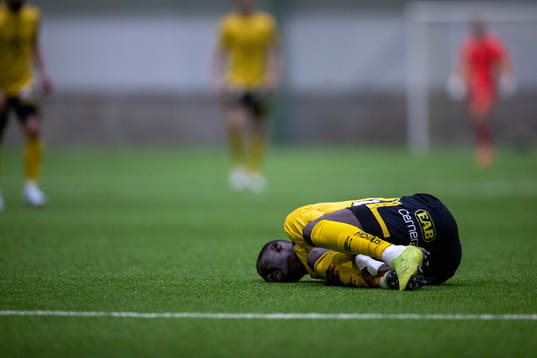 Elfsborgs Marokhy Ndione fick en smäll