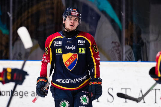 Djurgårdens Alexander Holtz deppar