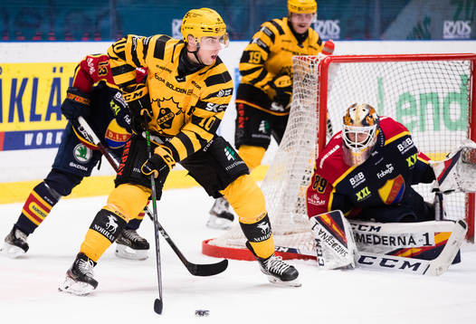 Skellefteås Joakim Lindström och Djurgårdens målvakt