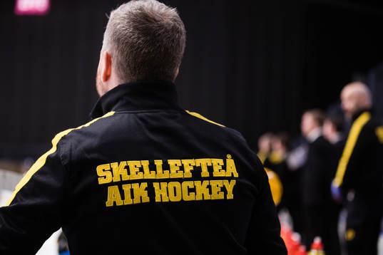 Ryggtavlan av en Skellefteås ledare