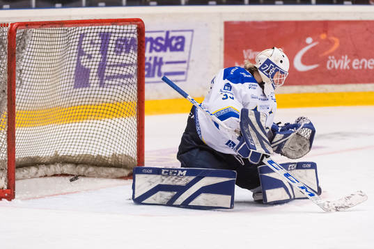 Leksands Målvakt Amanda Johansson släpper in 3-0