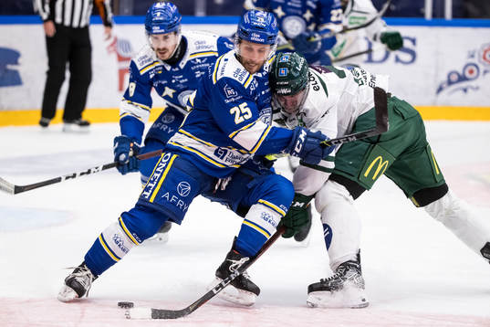 Leksands Carter Camper och Färjestads Olle Lycksell  i