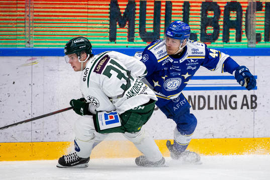 Färjestads Carl Jakobsson och Leksands Carter Ashton