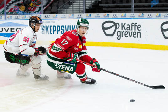 Örebros Kristian Näkyvä och Frölundas Robin Alvarez