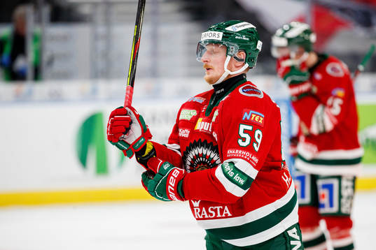 Frölundas Simon Hjalmarsson deppar
