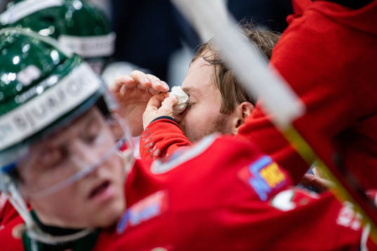 Frölundas Filip Johansson blir omplåstrad