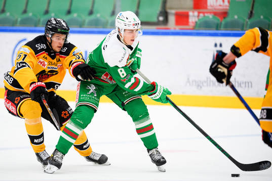 Luleås Filip Hållander och Rögles Samuel Johannesson