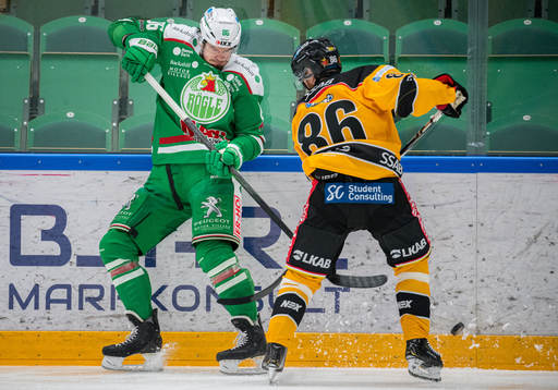 Rögles Eric Gelinas och Luleås Linus Klasen