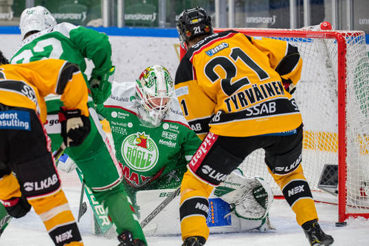 Rögles målvakt Johan Gustafsson