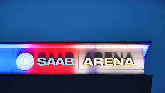 SAAB Arena före ishockeymatchen i SHL mellan Linköping