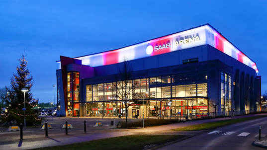 SAAB Arena före ishockeymatchen i SHL mellan Linköping