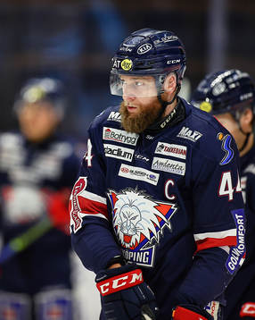 Jonas Junlandunder ishockeymatchen i SHL mellan Linköping