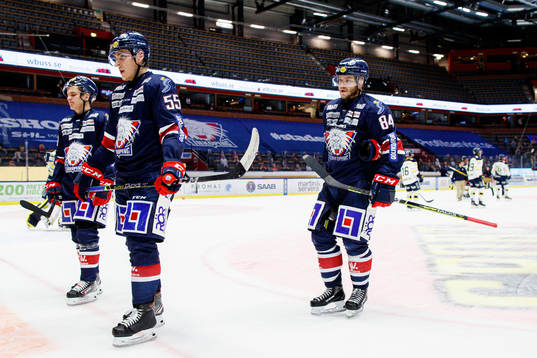 Linköpings Max Lindroth och Jimmy Andersson deppar