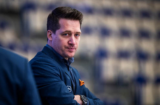 Växjös tränare Sam Hallam