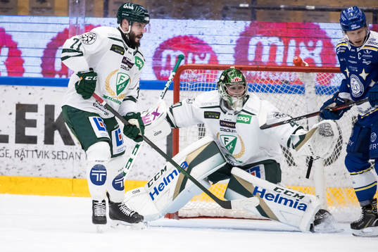 Färjestads målvakt Henrik Haukeland