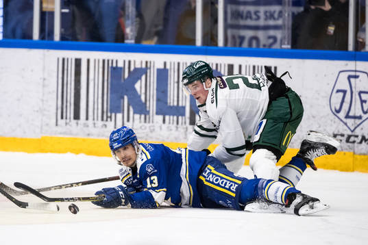 Leksands Jon Knuts och Färjestads Albin Eriksson