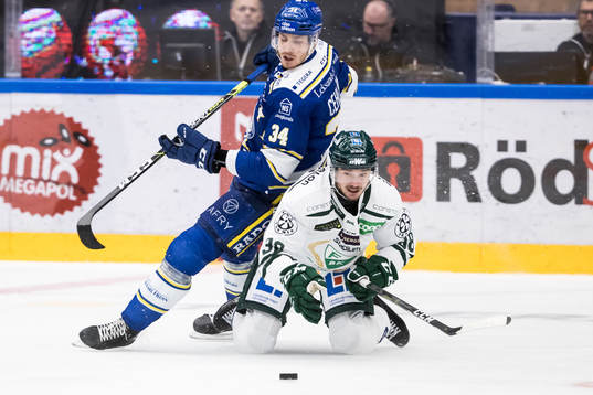Leksands Peter Cehlarik och Färjestads Jakob Forsbacka