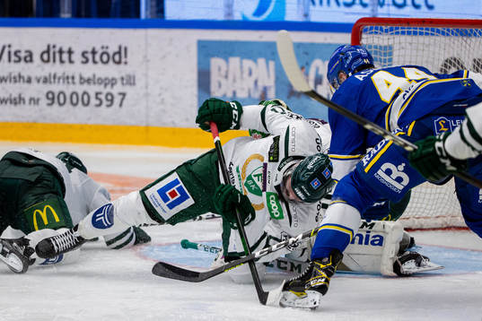 Färjestads Jesse Virtanen och Leksands Carter Ashton