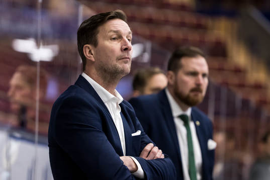 Färjestads huvudtränare Johan Pennerborn