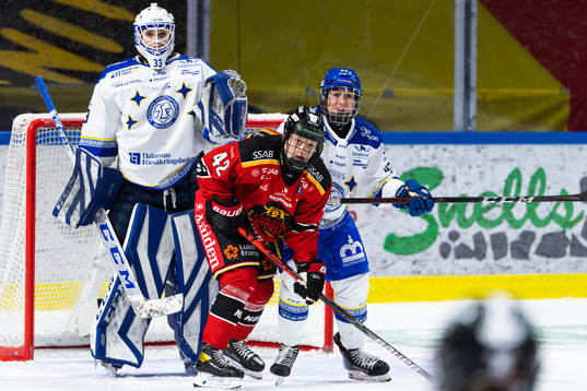 Leksands målvakt Amanda Johansson, Luleås Viivi Vainikka
