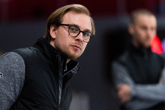 Leksands Leksands assisterande tränare Anton Bokull
