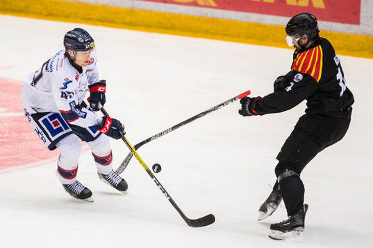 Linköpings Simon Lundmark och Brynäs Johan Alcén