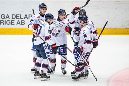 Linköpings Patrik Lundh jublar