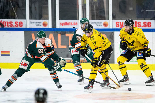 Kristianstads Jakob Bondesson och Västerås William Wikman
