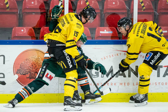 Västerås Viktor Hurtig och Fredrik Johansson mot