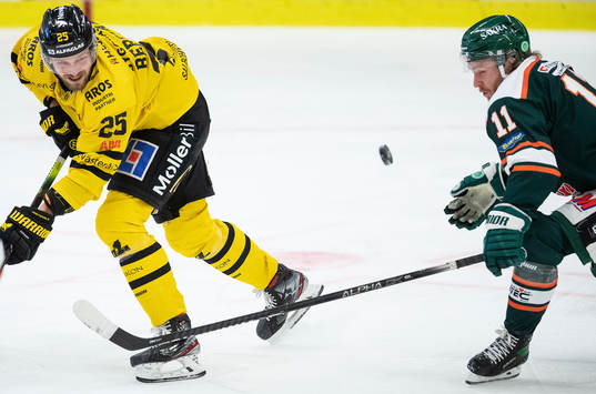 Västerås Marcus Bergman och Kristianstads Fredrik Hansson