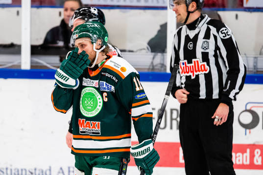 Kristianstads Fredrik Hansson deppar