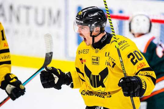 Västerås Henrik Hetta jublar