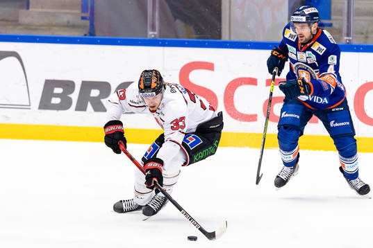 Örebros Christopher Mastomäki och Växjös Tim Erixon