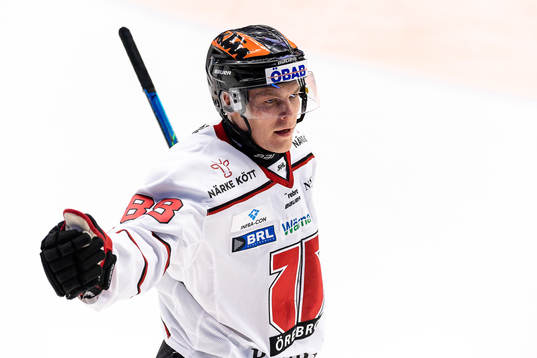 Örebros Joonas Rask jublar