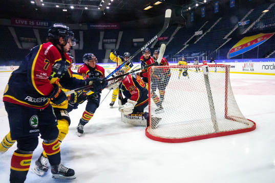 Djurgårdens Robert Nardellal, Rhett Rakhshani och målvakt